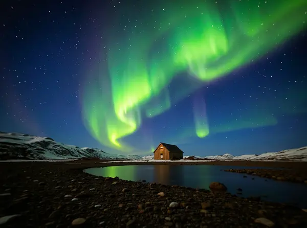 Family stargazing and Northern Lights watching