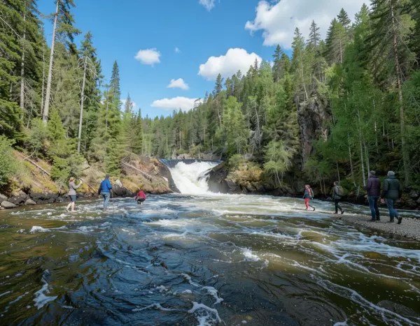 Jyrävä Waterfall