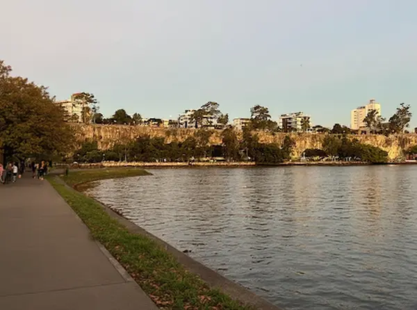 Riverwalk along Brisbane River
