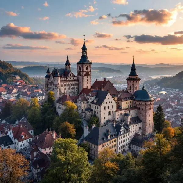 Český Krumlov Historic Center & Castle - UNESCO-listed medieval town and castle in South Bohemia