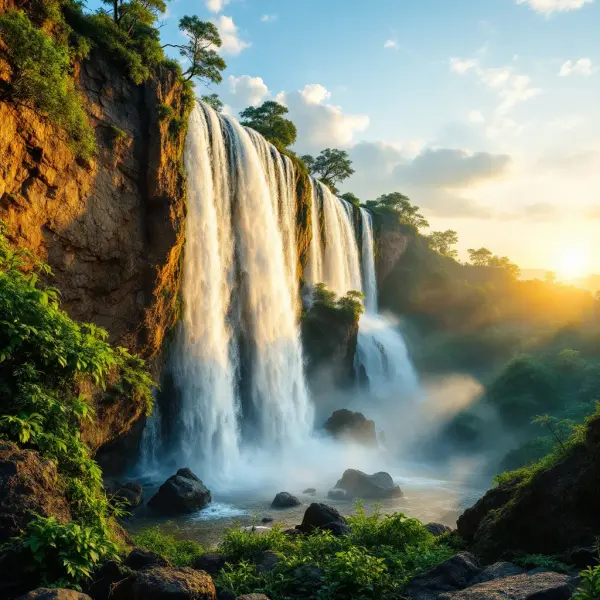 Golden Waterfall