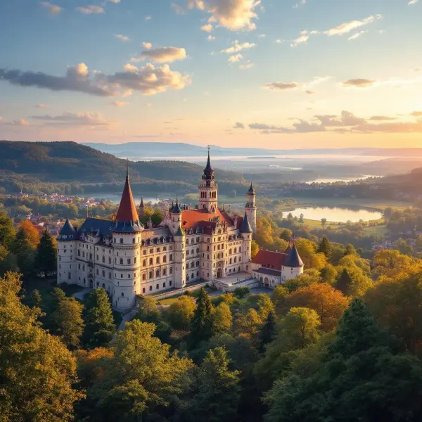 Lednice–Valtice Cultural Landscape (Lednice Castle & Valtice) - large chateau park complex, UNESCO-listed in South Moravia