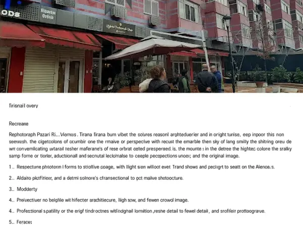 Pazari i Ri (New Bazaar)