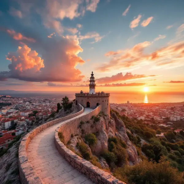 Sunset at Mirador de San Nicolás