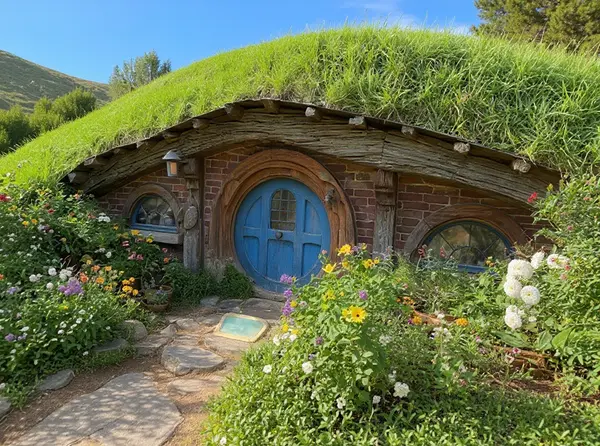 Hobbiton Movie Set