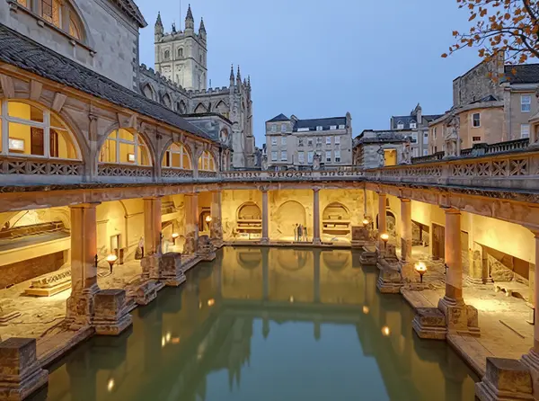 Roman Baths and Bath Abbey