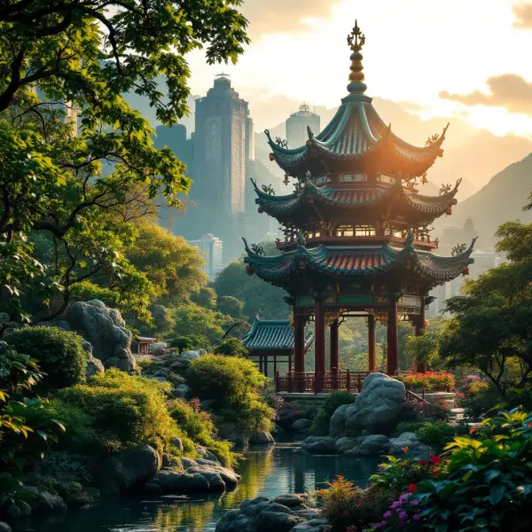 Walk through Nan Lian Garden
