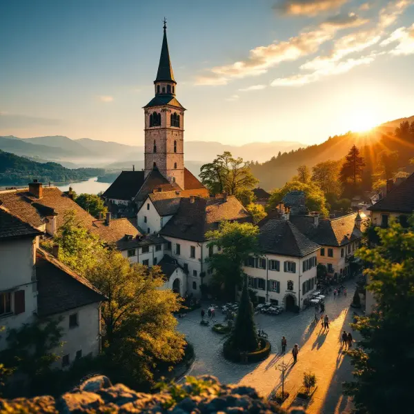 Ilirska Bistrica Old Town Center