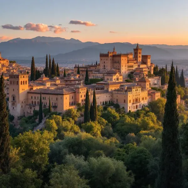 The Alhambra (Palace of the Alhambra and the Generalife), Granada