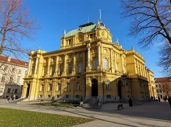 Croatian National Theatre in Zagreb (Hrvatsko narodno kazalište)