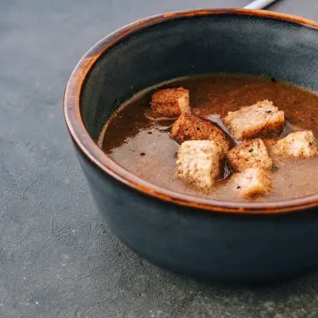 Estonian Rye Bread Soup