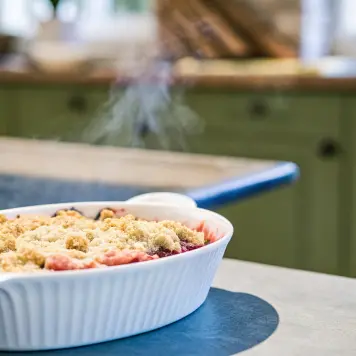 Rhubarb Crumble
