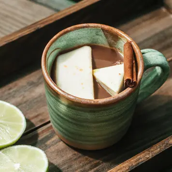 Aguapanela con Queso