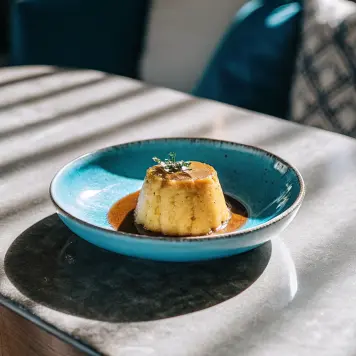 Carrageen moss pudding