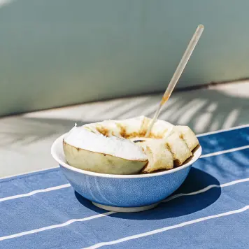 Firi Firi with Coconut Syrup