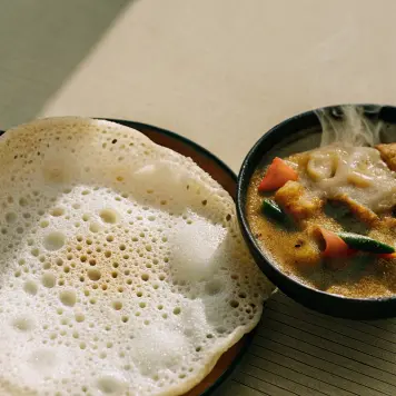 Appam with Stew