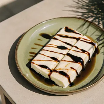 Quesillo con miel de chañar