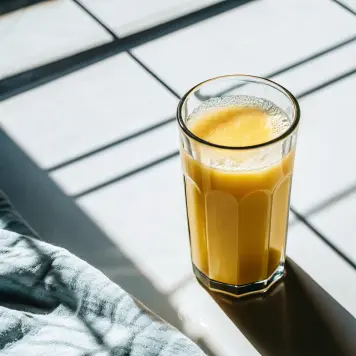 Fresh-squeezed Florida orange juice