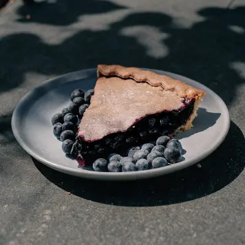 Concord grape pie