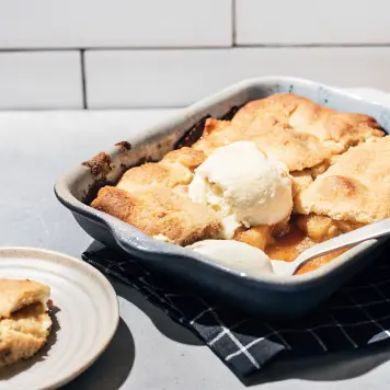 Peach cobbler