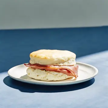 Country ham biscuits