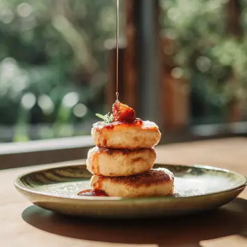 Syrnyky (Cheese Pancakes)