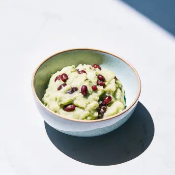 Isombe with beans