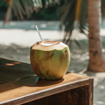 Fresh Young Coconut Water
