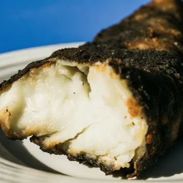 Fried pickerel (walleye)