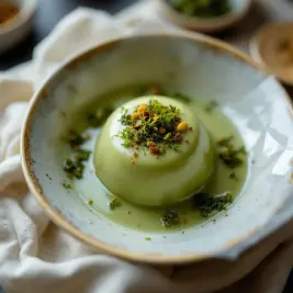 Carrageen moss pudding
