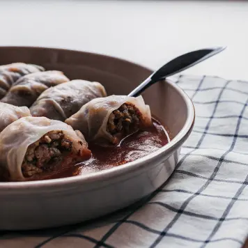 Holubtsi (Stuffed Cabbage Rolls)