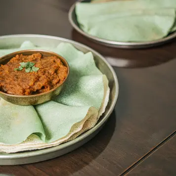 Injera with Misir Wat