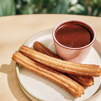 Churros con Chocolate