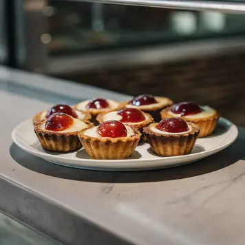 Crostatine di Ricotta e Visciole