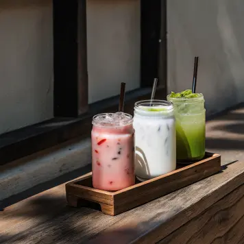 Horchata and aguas frescas