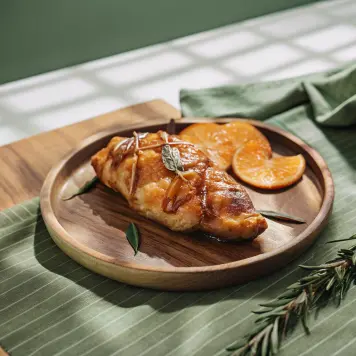 Orange-Glazed Chicken