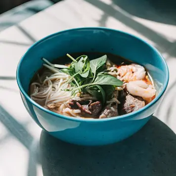 Bún Bò Huế (Huế-Style Beef Noodle Soup)