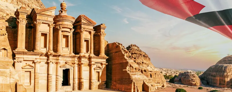 Jordan - Petra Treasury ancient ruins cover photo