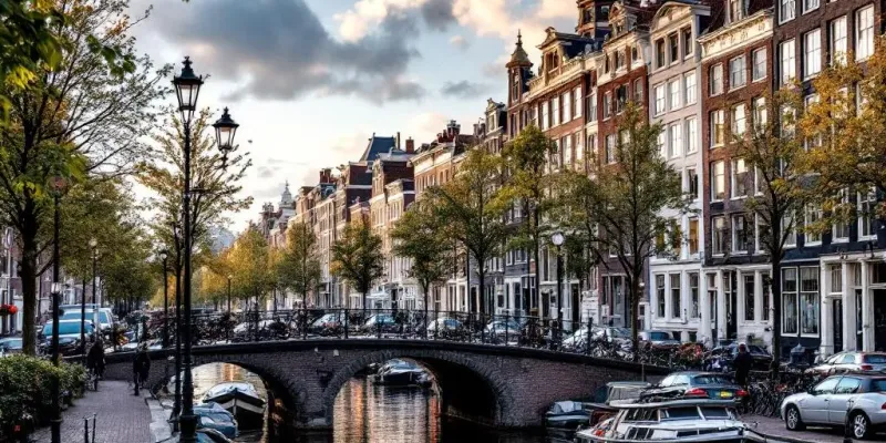 Amsterdam, Netherlands - canals and historic houses cover photo
